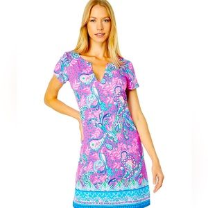 Like new worn once and dry cleaned - tag on Lily Pulitzer Sophiletta dress Large